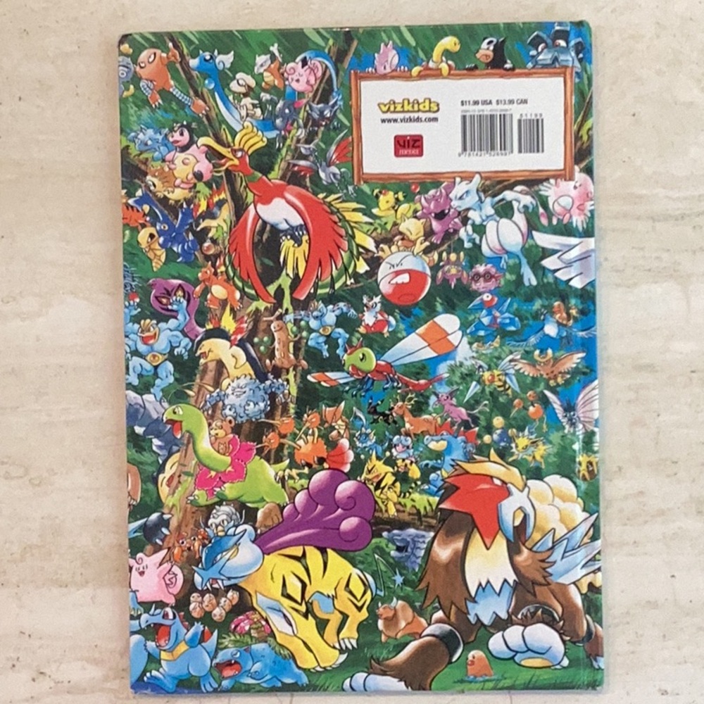 Let’s Find Pokemon Crystal Book 2009 Hardcover Large Pikachu Lugia Charizard - Picture 3 of 16
